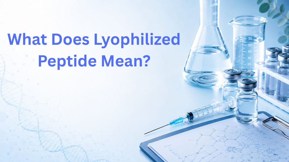 What Does Lyophilized Peptide Mean?