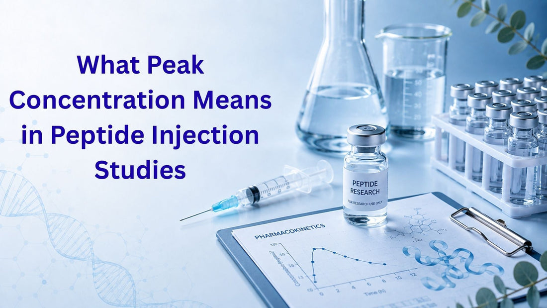 What Peak Concentration Means in Peptide Injection Studies