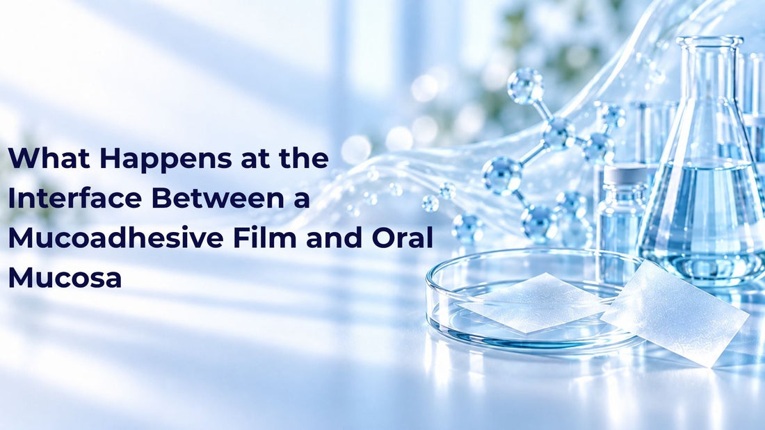 What Happens at the Interface Between a Mucoadhesive Film and Oral Mucosa