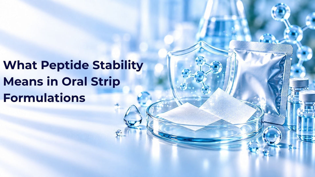 What Peptide Stability Means in Oral Strip Formulations