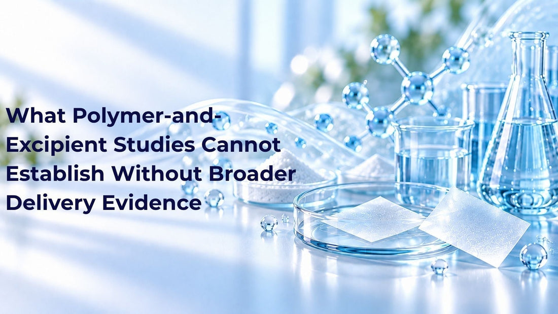 What Polymer-and-Excipient Studies Cannot Establish Without Broader Delivery Evidence