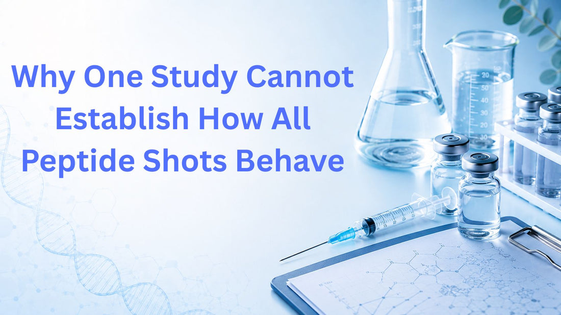 Why One Study Cannot Establish How All Peptide Shots Behave