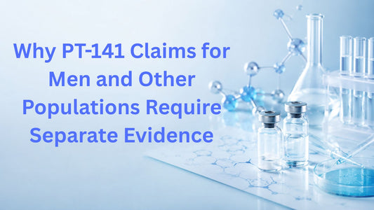 Why PT-141 Claims for Men and Other Populations Require Separate Evidence