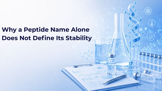 Why a Peptide Name Alone Does Not Define Its Stability
