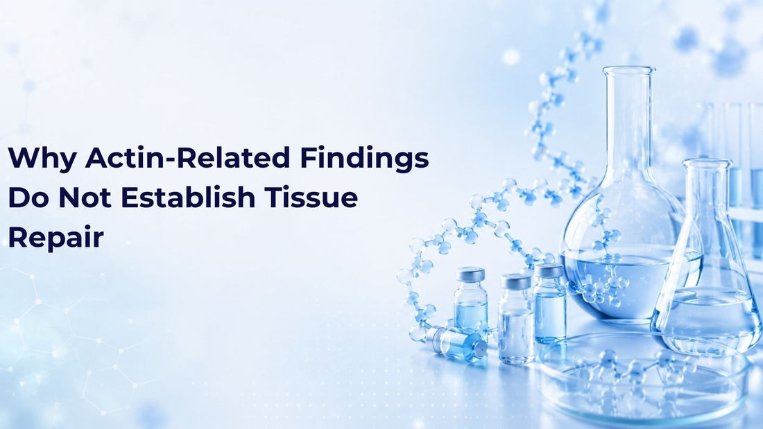 Why Actin-Related Findings Do Not Establish Tissue Repair