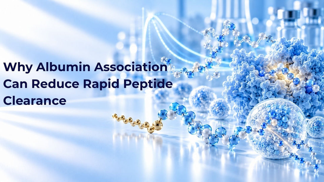 Why Albumin Association Can Reduce Rapid Peptide Clearance