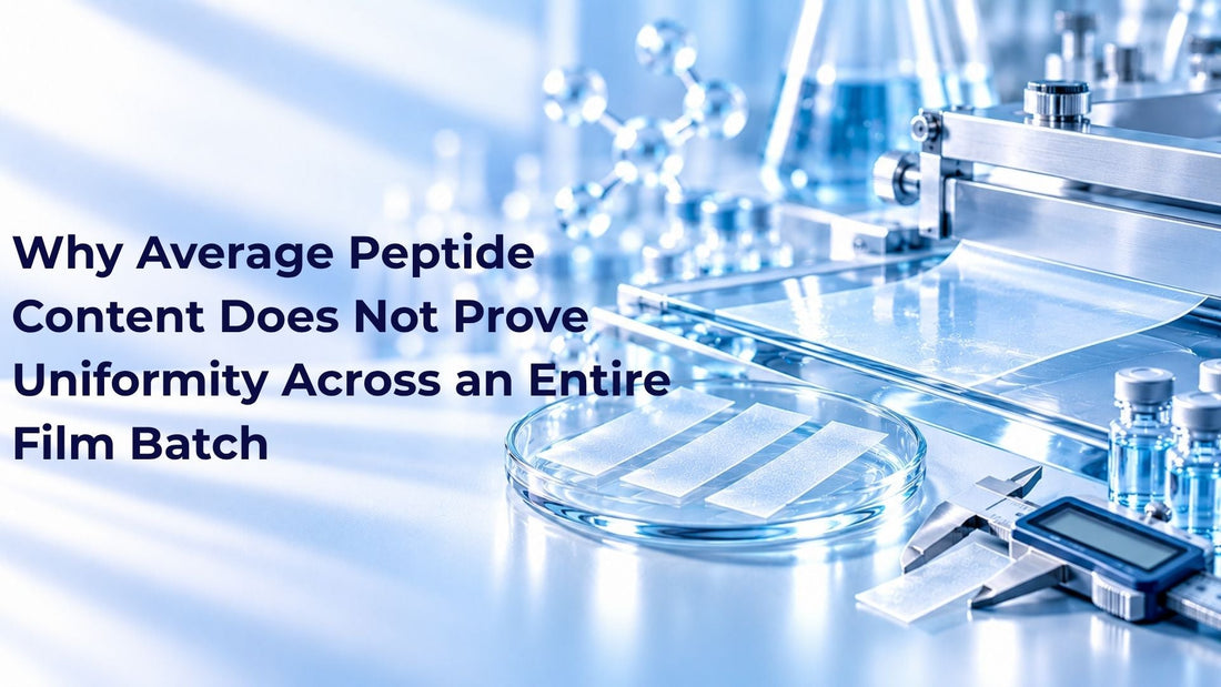 Why Average Peptide Content Does Not Prove Uniformity Across an Entire Film Batch