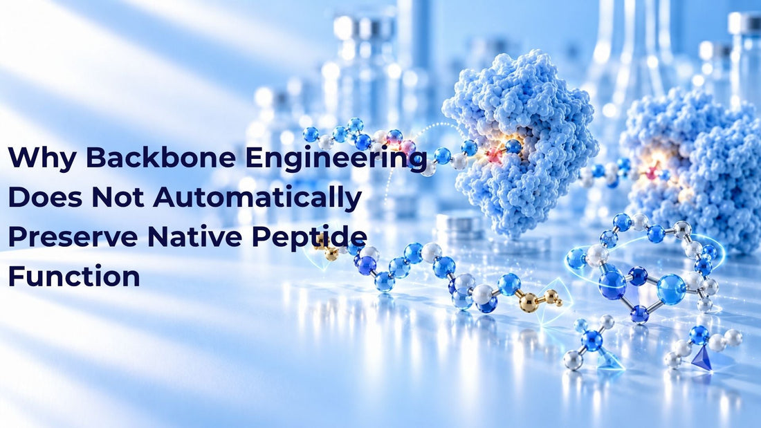 Why Backbone Engineering Does Not Automatically Preserve Native Peptide Function