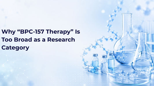 Why “BPC-157 Therapy” Is Too Broad as a Research Category