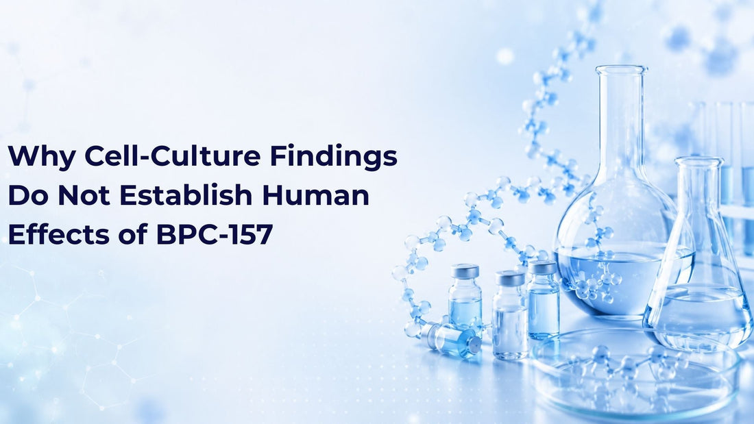 Why Cell-Culture Findings Do Not Establish Human Effects of BPC-157