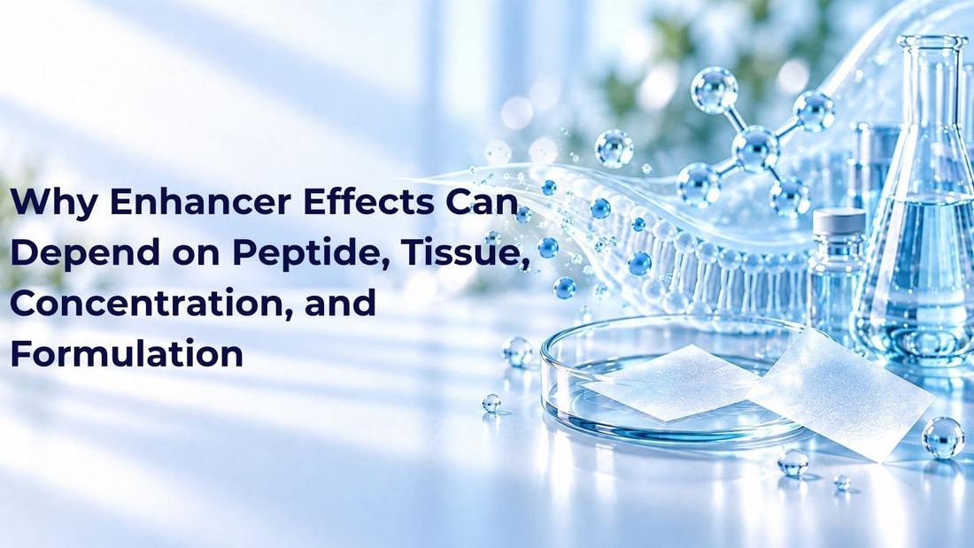 Why Enhancer Effects Can Depend on Peptide, Tissue, Concentration, and Formulation