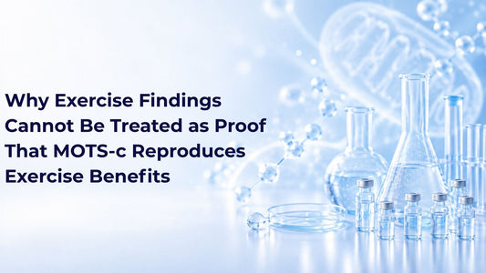 Why Exercise Findings Cannot Be Treated as Proof That MOTS-c Reproduces Exercise Benefits