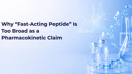 Why “Fast-Acting Peptide” Is Too Broad as a Pharmacokinetic Claim