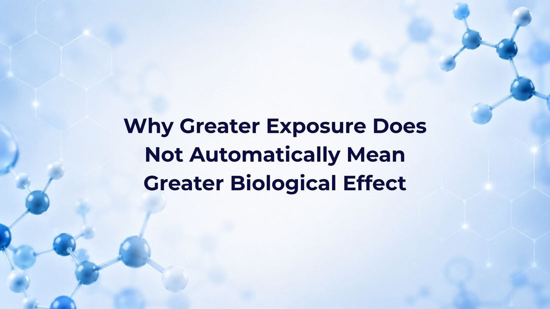 Why Greater Exposure Does Not Automatically Mean Greater Biological Effect