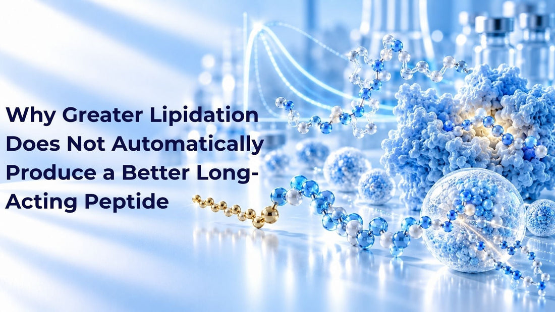 Why Greater Lipidation Does Not Automatically Produce a Better Long-Acting Peptide