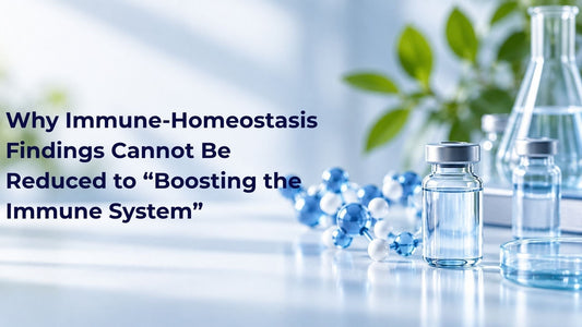 Why Immune-Homeostasis Findings Cannot Be Reduced to “Boosting the Immune System”