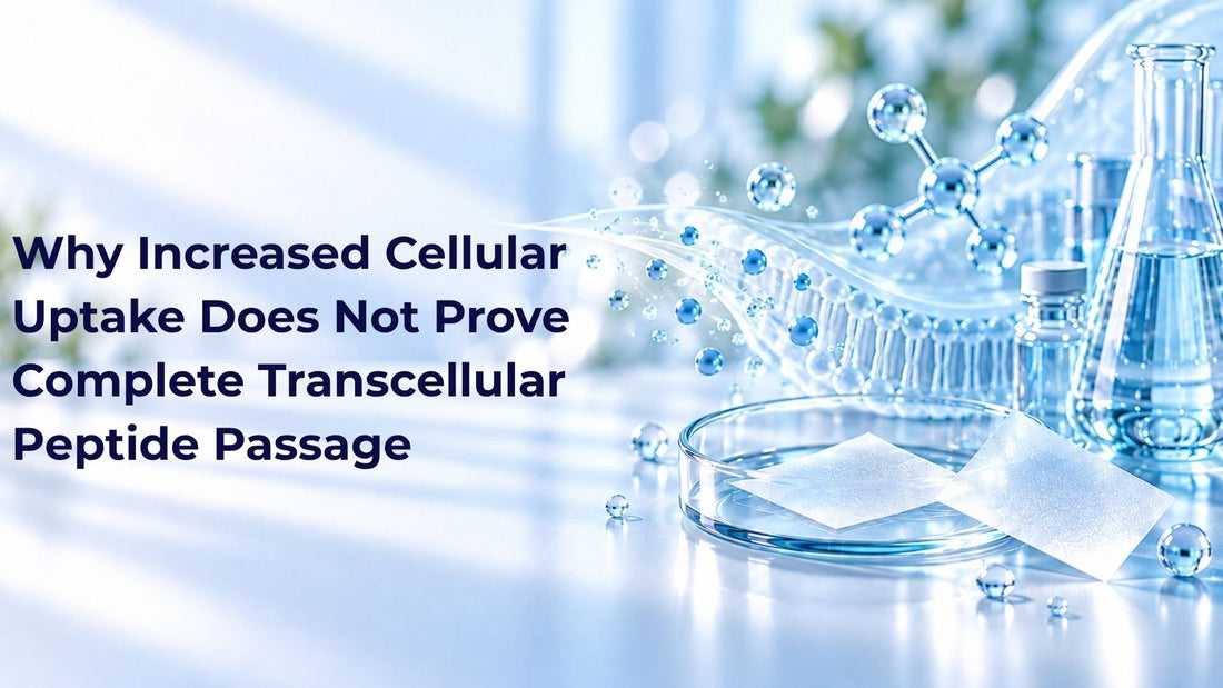 Why Increased Cellular Uptake Does Not Prove Complete Transcellular Peptide Passage