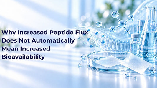 Why Increased Peptide Flux Does Not Automatically Mean Increased Bioavailability