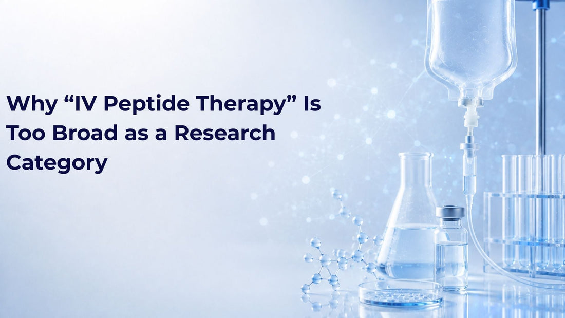 Why “IV Peptide Therapy” Is Too Broad as a Research Category