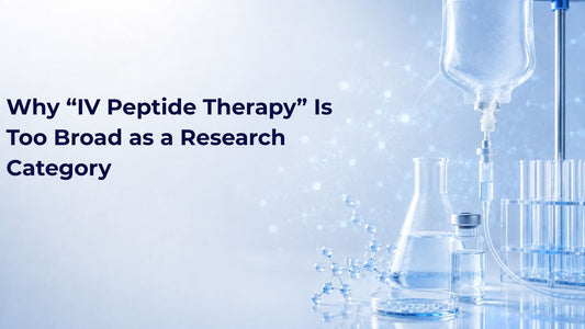 Why “IV Peptide Therapy” Is Too Broad as a Research Category