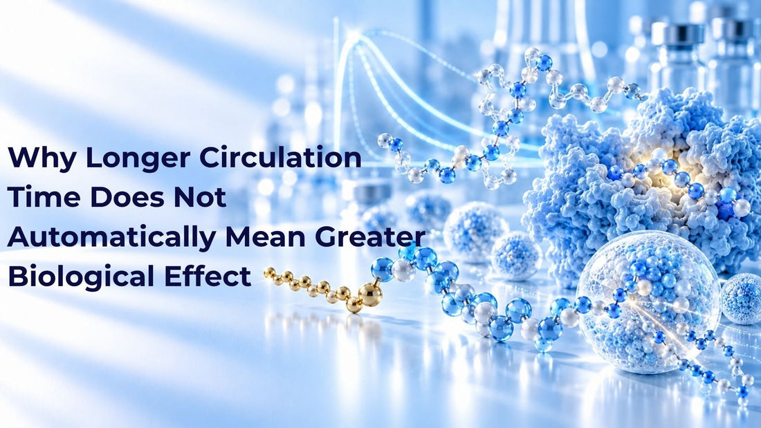 Why Longer Circulation Time Does Not Automatically Mean Greater Biological Effect