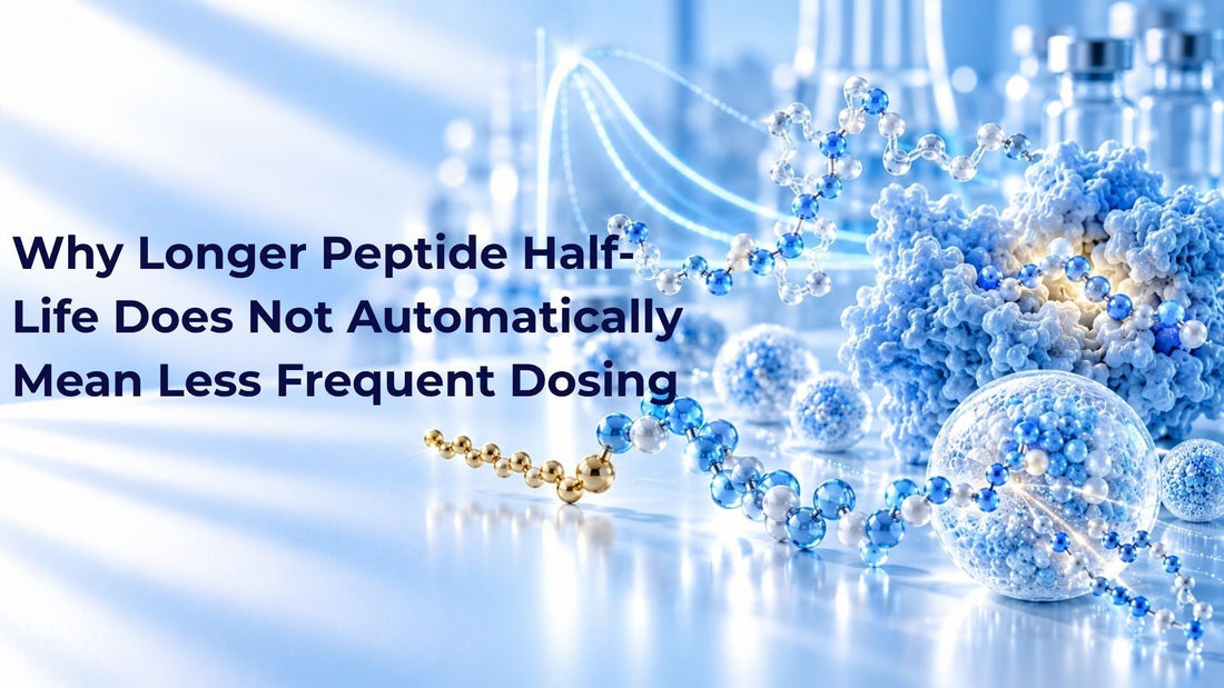 Why Longer Peptide Half-Life Does Not Automatically Mean Less Frequent Dosing