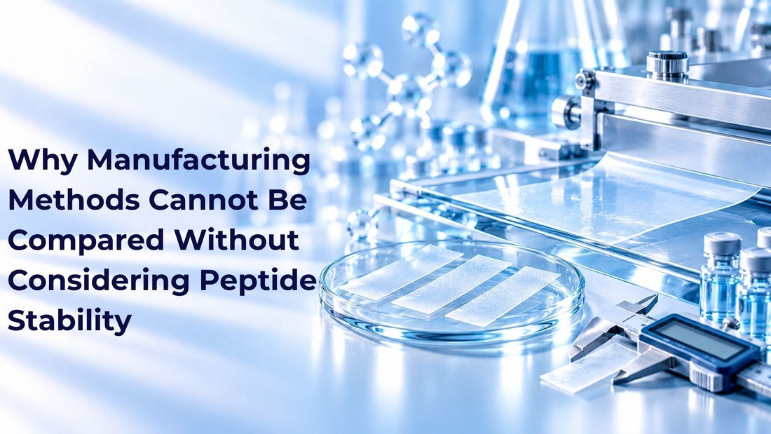 Why Manufacturing Methods Cannot Be Compared Without Considering Peptide Stability