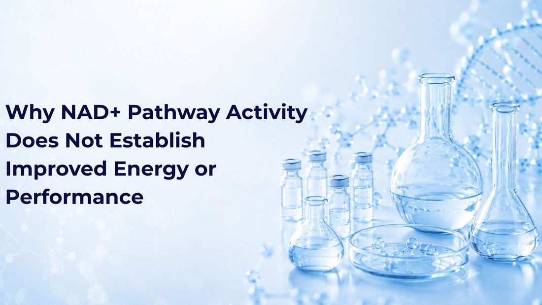 Why NAD+ Pathway Activity Does Not Establish Improved Energy or Performance
