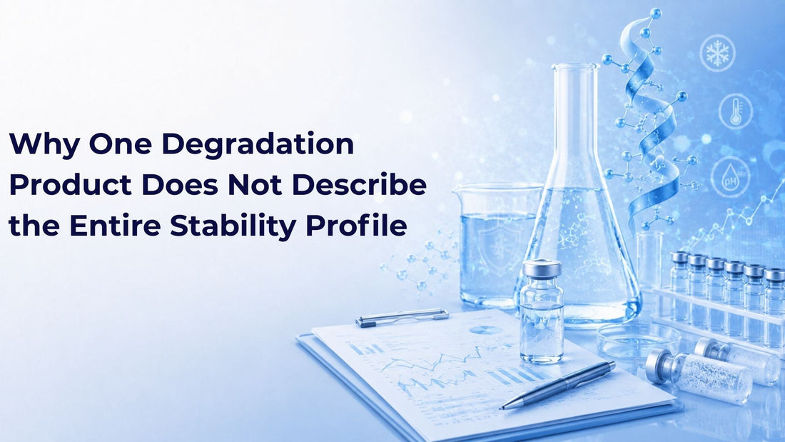 Why One Degradation Product Does Not Describe the Entire Stability Profile
