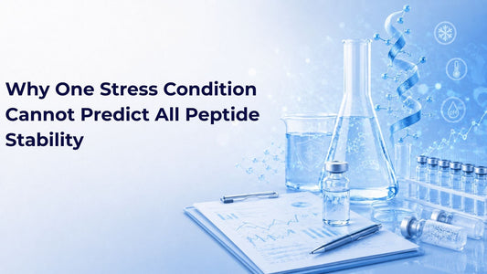 Why One Stress Condition Cannot Predict All Peptide Stability