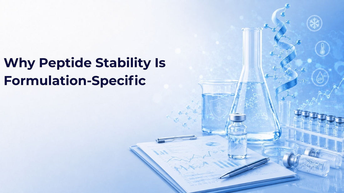 Why Peptide Stability Is Formulation-Specific