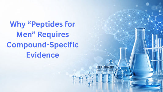 Why “Peptides for Men” Requires Compound-Specific Evidence