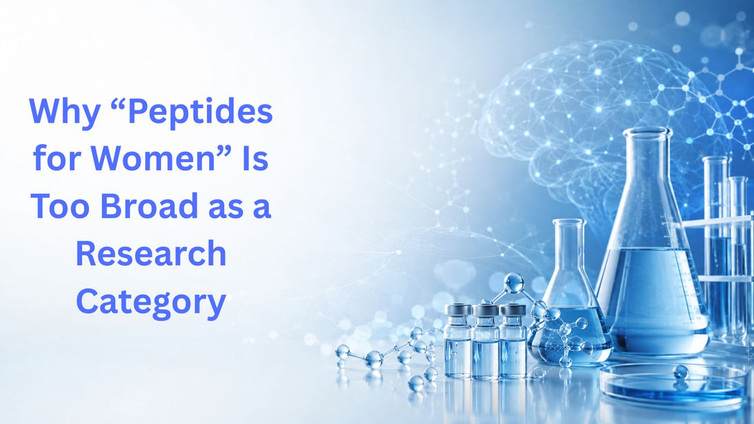 Why “Peptides for Women” Is Too Broad as a Research Category