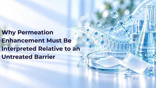Why Permeation Enhancement Must Be Interpreted Relative to an Untreated Barrier