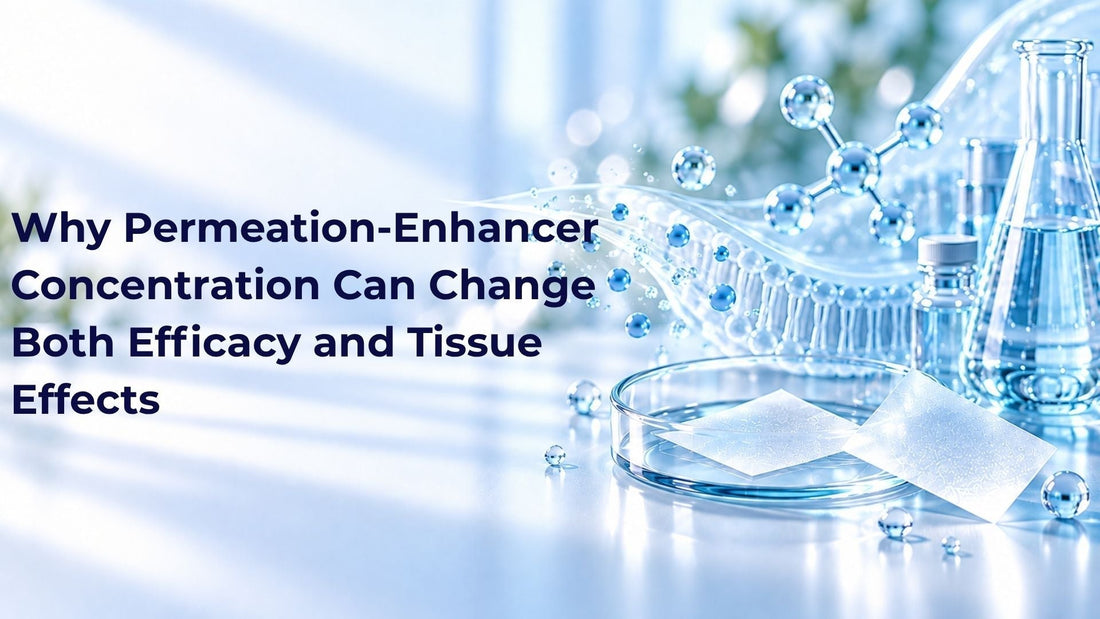 Why Permeation-Enhancer Concentration Can Change Both Efficacy and Tissue Effects