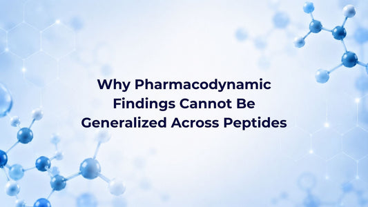 Why Pharmacodynamic Findings Cannot Be Generalized Across Peptides