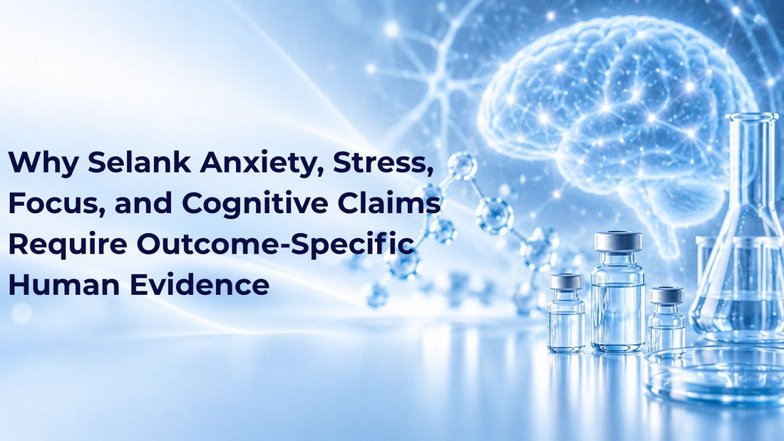 Why Selank Anxiety, Stress, Focus, and Cognitive Claims Require Outcome-Specific Human Evidence