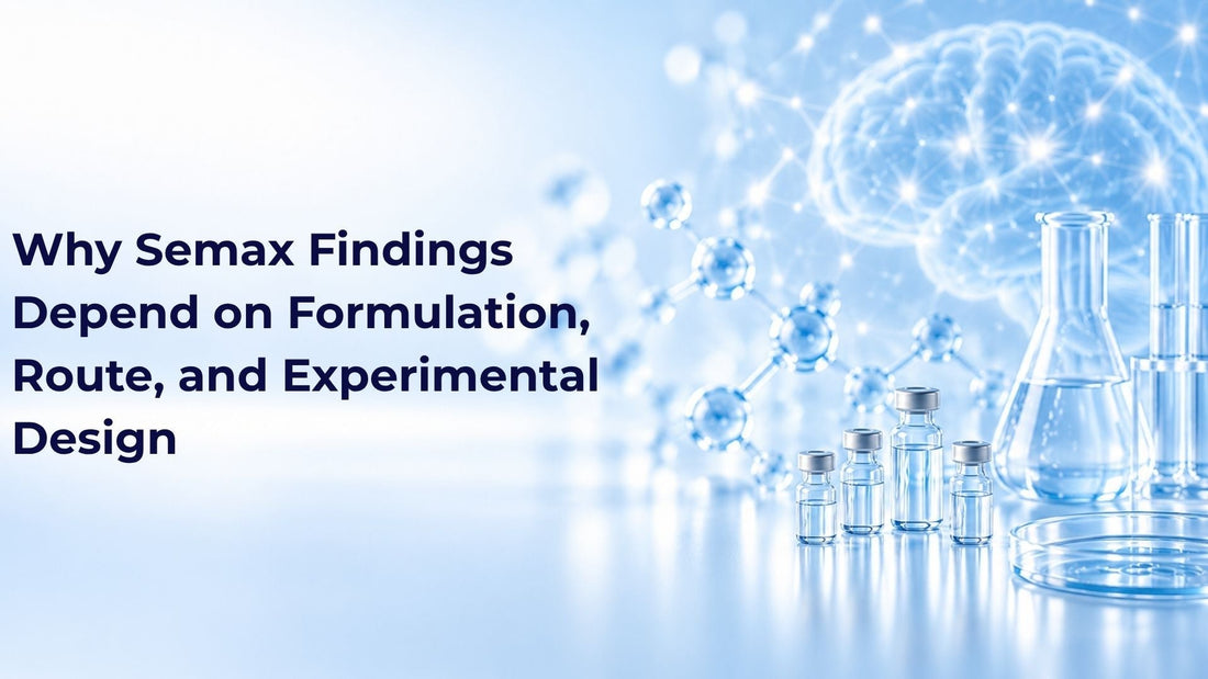 Why Semax Findings Depend on Formulation, Route, and Experimental Design
