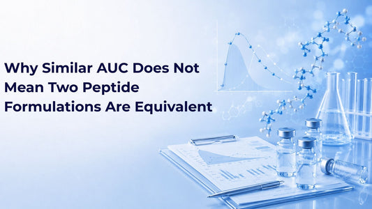 Why Similar AUC Does Not Mean Two Peptide Formulations Are Equivalent
