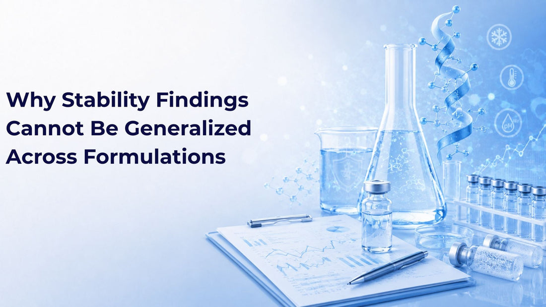 Why Stability Findings Cannot Be Generalized Across Formulations