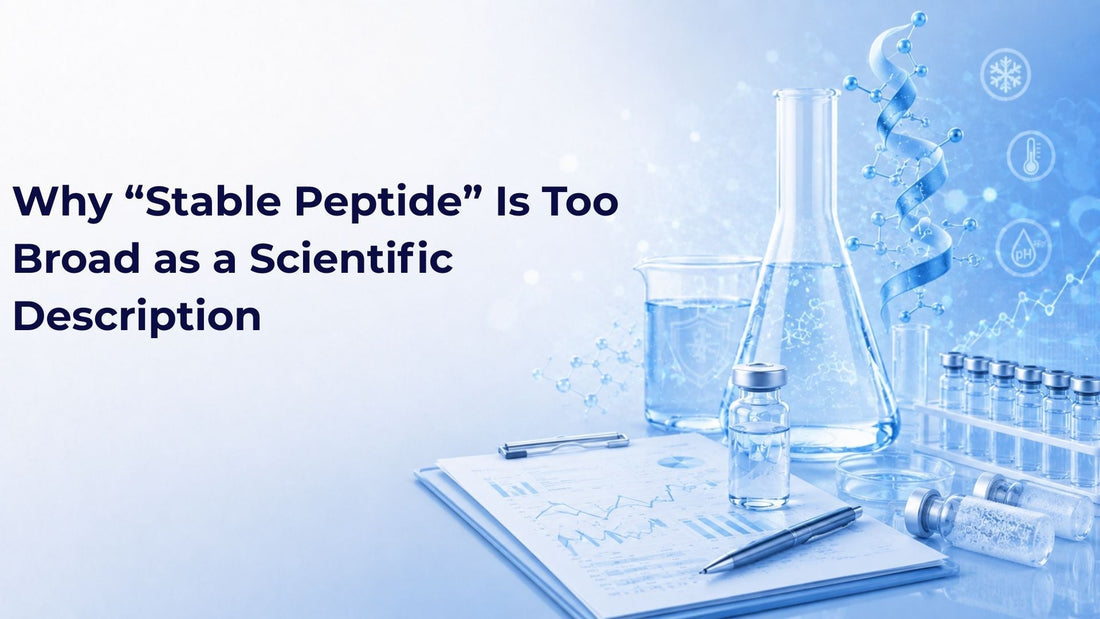 Why “Stable Peptide” Is Too Broad as a Scientific Description