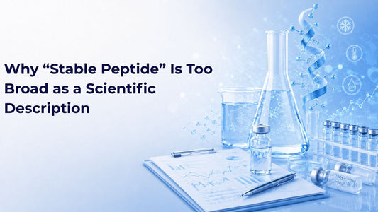 Why “Stable Peptide” Is Too Broad as a Scientific Description
