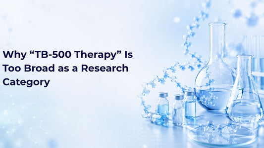 Why “TB-500 Therapy” Is Too Broad as a Research Category