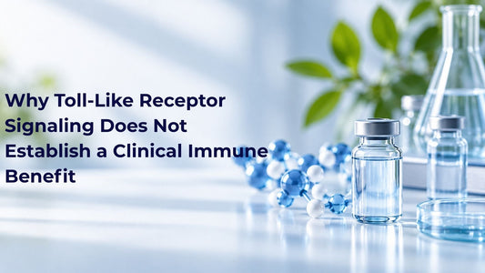 Why Toll-Like Receptor Signaling Does Not Establish a Clinical Immune Benefit