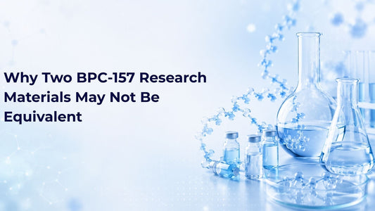 Why Two BPC-157 Research Materials May Not Be Equivalent