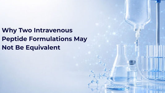 Why Two Intravenous Peptide Formulations May Not Be Equivalent
