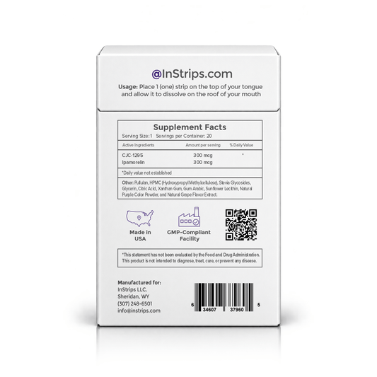 CJC1295 / Ipamorelin Buccal Strips