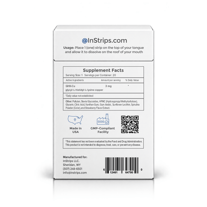GHK-Cu Buccal Strips 3mg