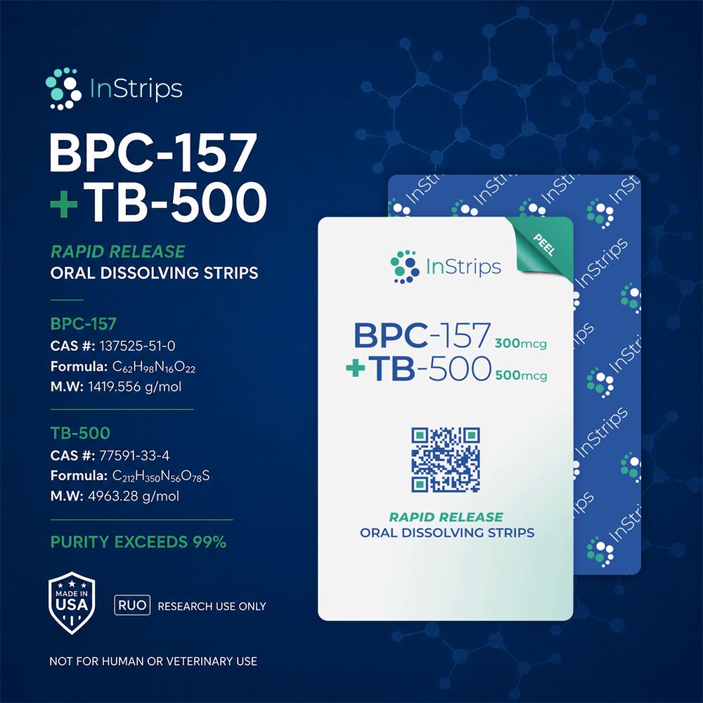 Longevity Bundle (NAD+ & BPC-157 / TB-500) InStrips Longevity Bundle (NAD+ & BPC-157 / TB-500) InStrips