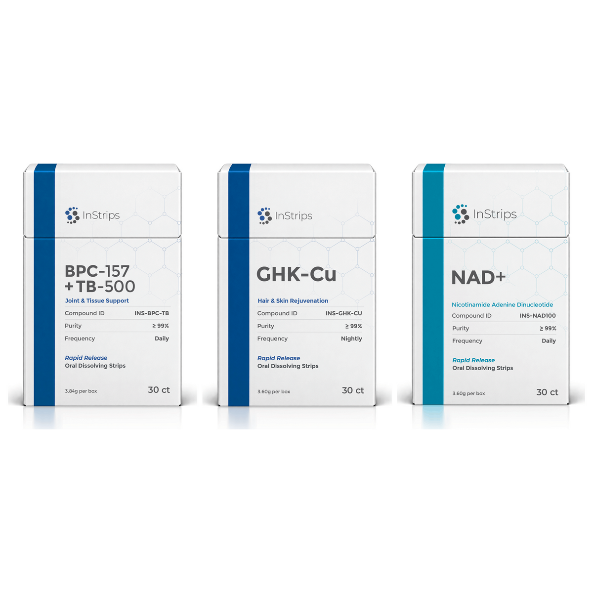 Repair & Glow Stack (BPC-157 / TB-500 + GHK-Cu + NAD+)